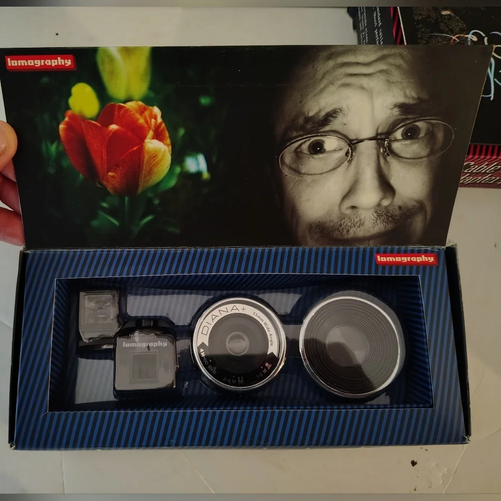 Lomography Diana F+ 55mm Wide Angle and Close Up Lens Set & Diana Cable Release